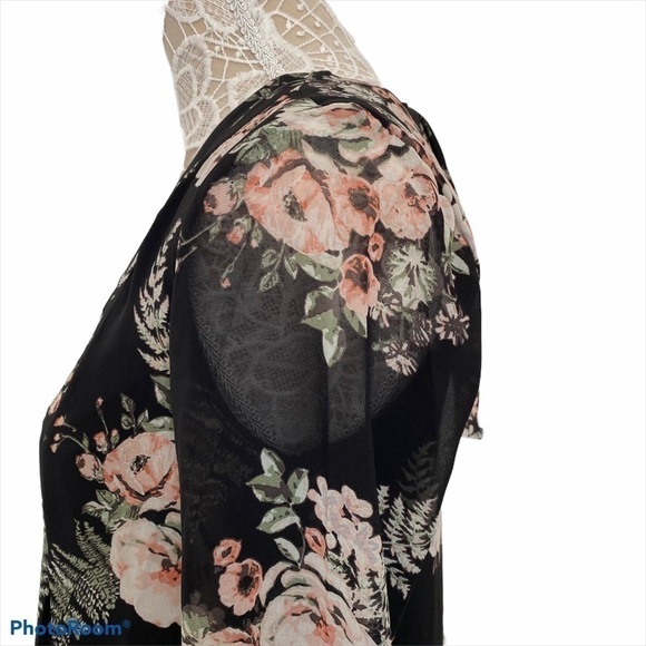 BCBGeneration Long Sleeve Tie Back Mini Dress - Picture 8 of 16